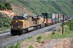 Intermodal climbs east